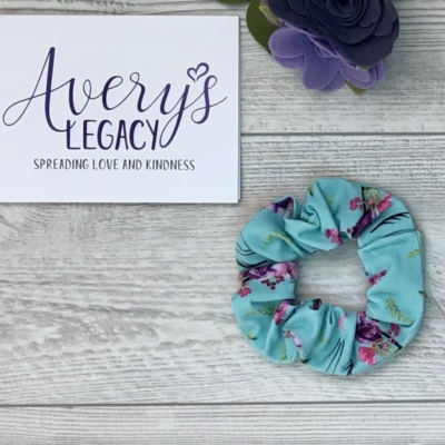 Floral Cat Scrunchie