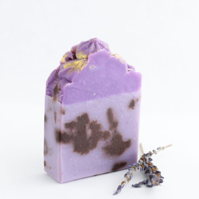 Lavender & Vanilla Frosted Soap